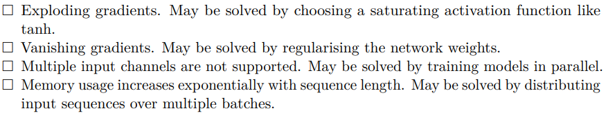 <p>What is a common problem when training deep recurrent neural networks, and how can it be mitigated?</p>