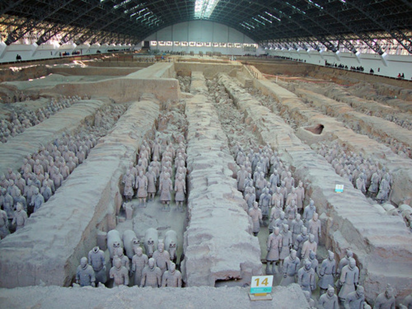 <p>-8000 figures exposed to date</p><p>-larger than life</p><p>-"unique" faces</p><p>-painted, real weapons</p><p>-chariots</p>