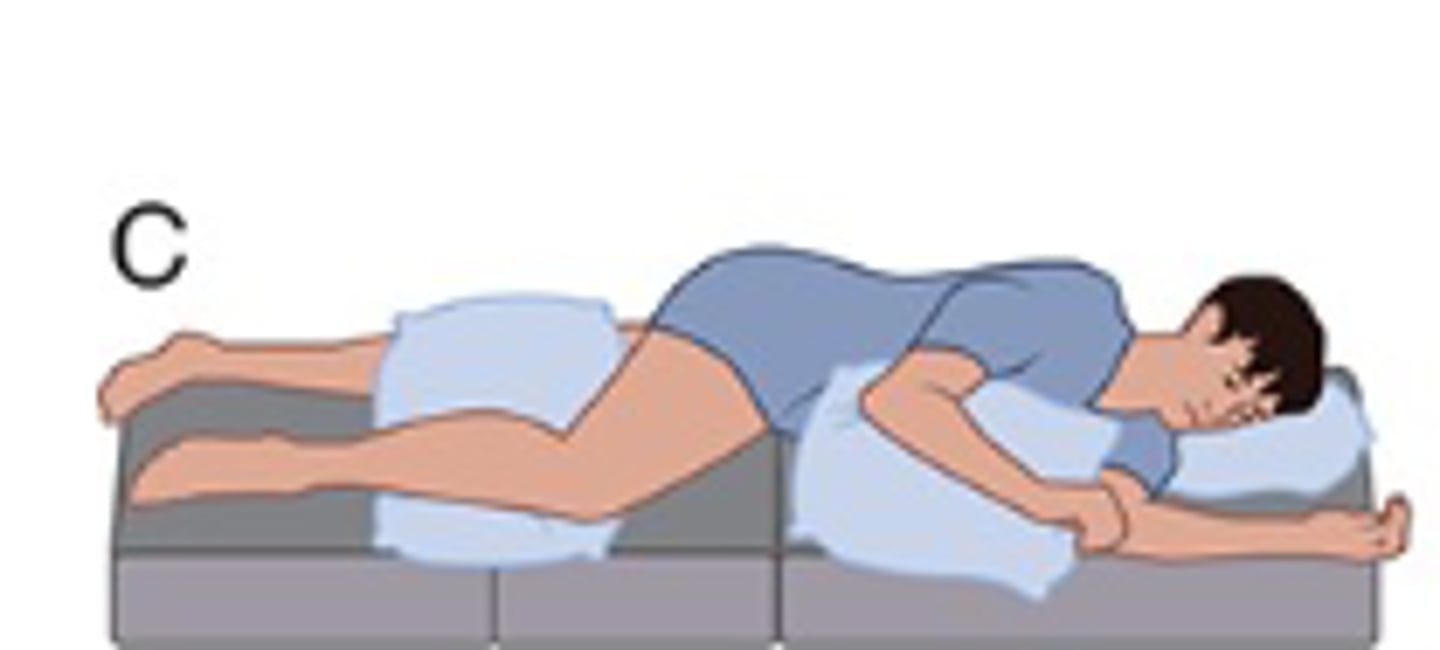 <p>access to anus</p>