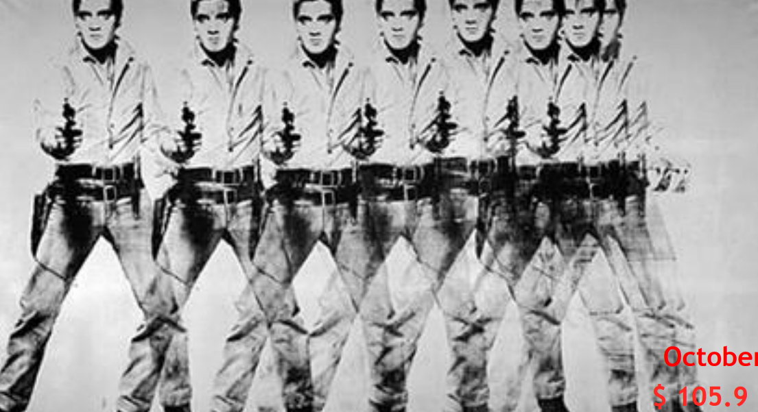 <p>Eight Elvises</p>