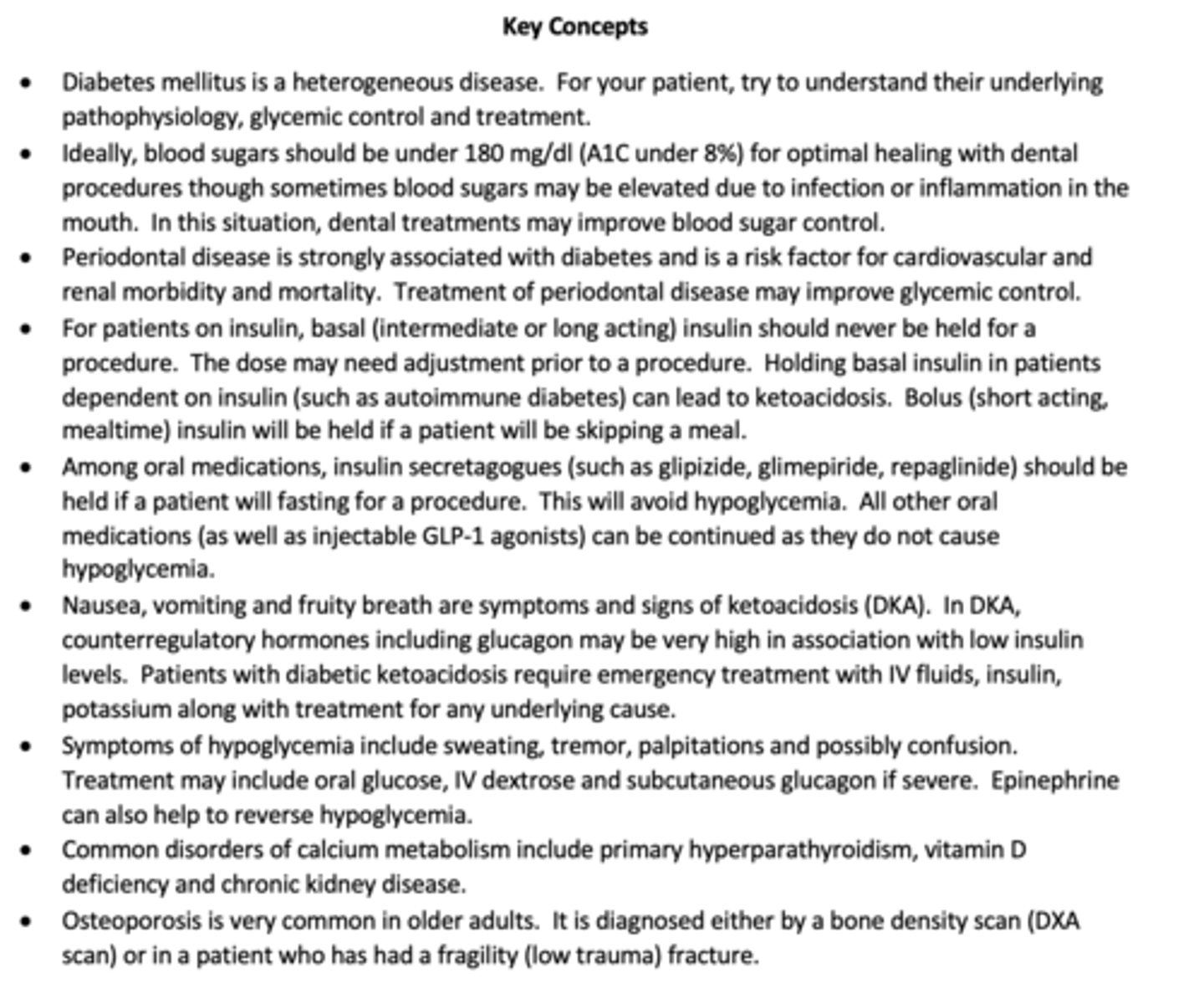<p>- Primary hyperparathyroidism</p><p>- Vitamin D deficiency</p><p>- Chronic kidney disease</p>