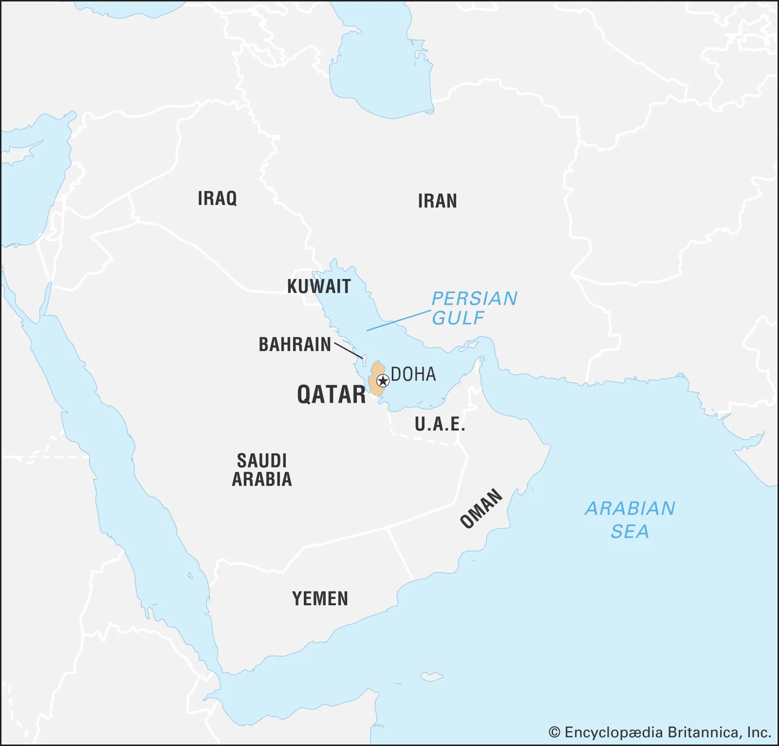 <p>Extending off of Saudi Arabia</p>