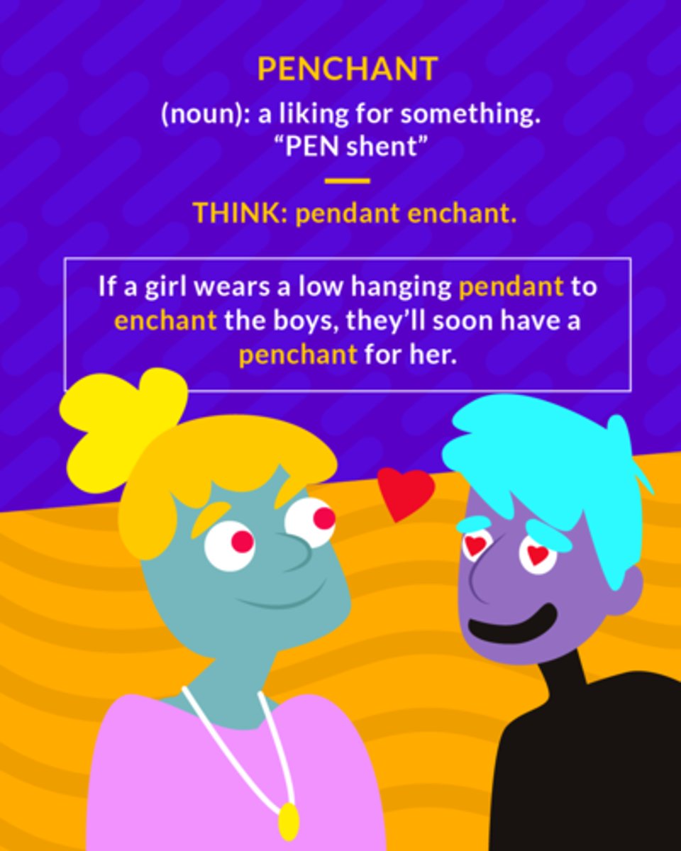 <p>a strong inclination or liking for something</p><p>(noun) a liking for something</p>