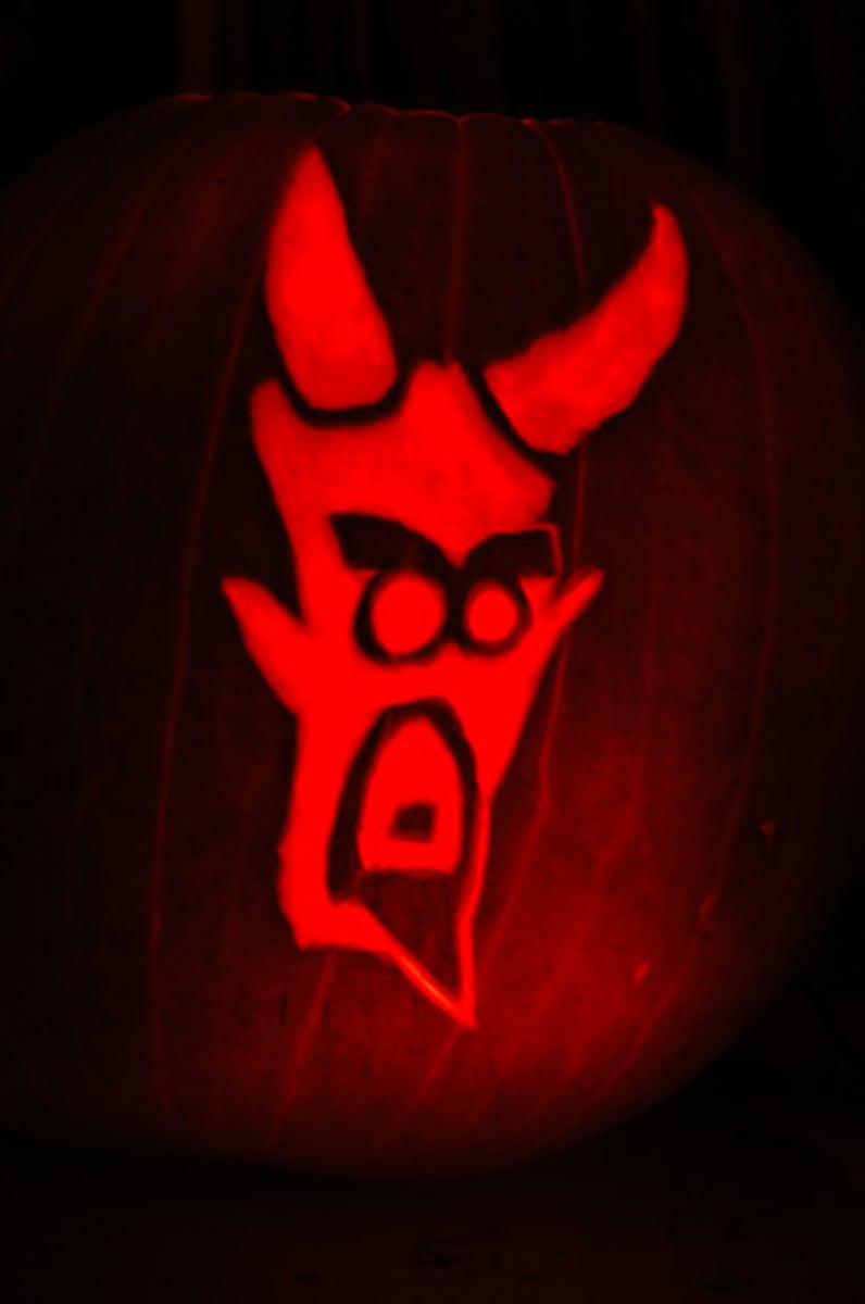 <p>someone who acts as if possessed by a demon</p>