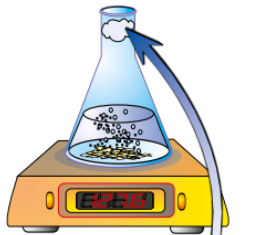 <p>Why is cotton wool used in this reaction?</p>
