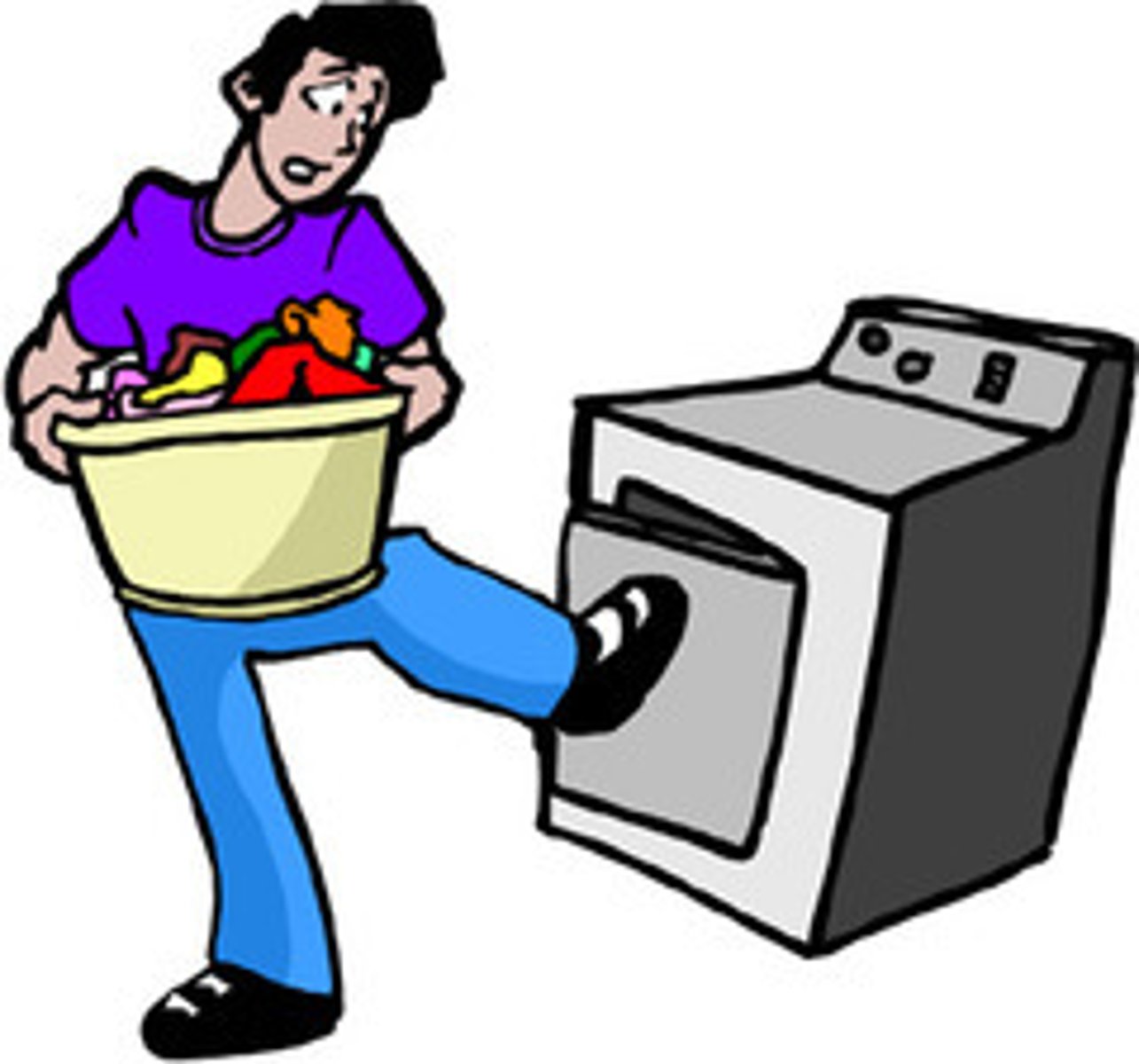 <p>to do the laundry</p>