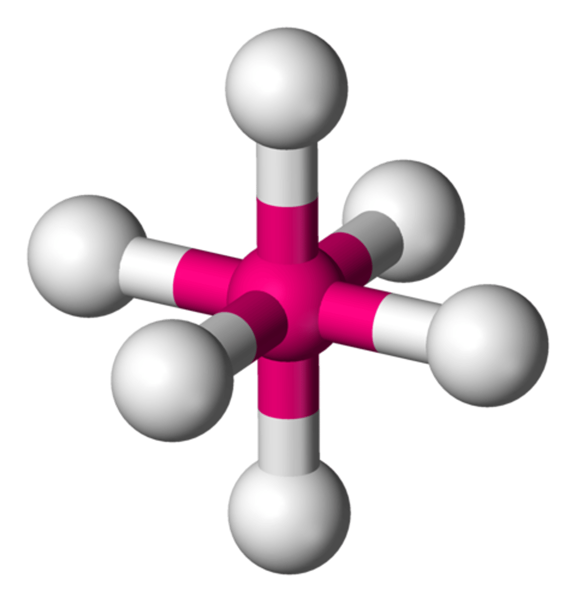 <p>6 electron groups, 0 lone pairs</p>