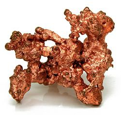 Luster: Metallic
Hardness: 3
Breakage: Fracture
Streak: brown or copper
Color: brown or Copper
Oxides Green