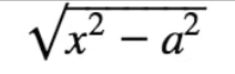 <p>Trig Substitution dx=</p>