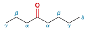 <p>directly adjacent to a subject position</p><p>e.g. in relation to a carbonyl, the positions right next to the carbonyl (not the carbonyl itself)</p><p>designated by an α (alpha) symbol</p>