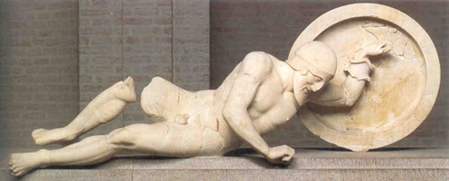 <p>3000 - 1000 B.C</p><p>•Popularization of korai and kouroi</p><p>•Development and growth of classical architectural forms: Doric and Ionic styles</p><p>•Growing room for narrative in art: architectural sculpture, black figure pottery</p><p>•Individuation: relief stelai</p>