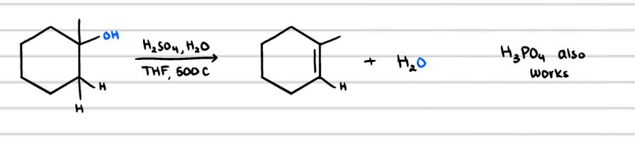 <p>H2SO4/H20, THF</p>