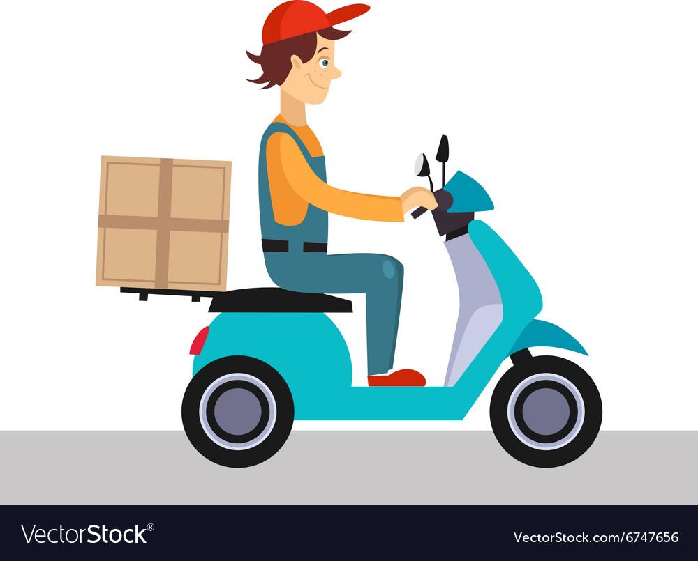 <p>Delivery person (n)</p>