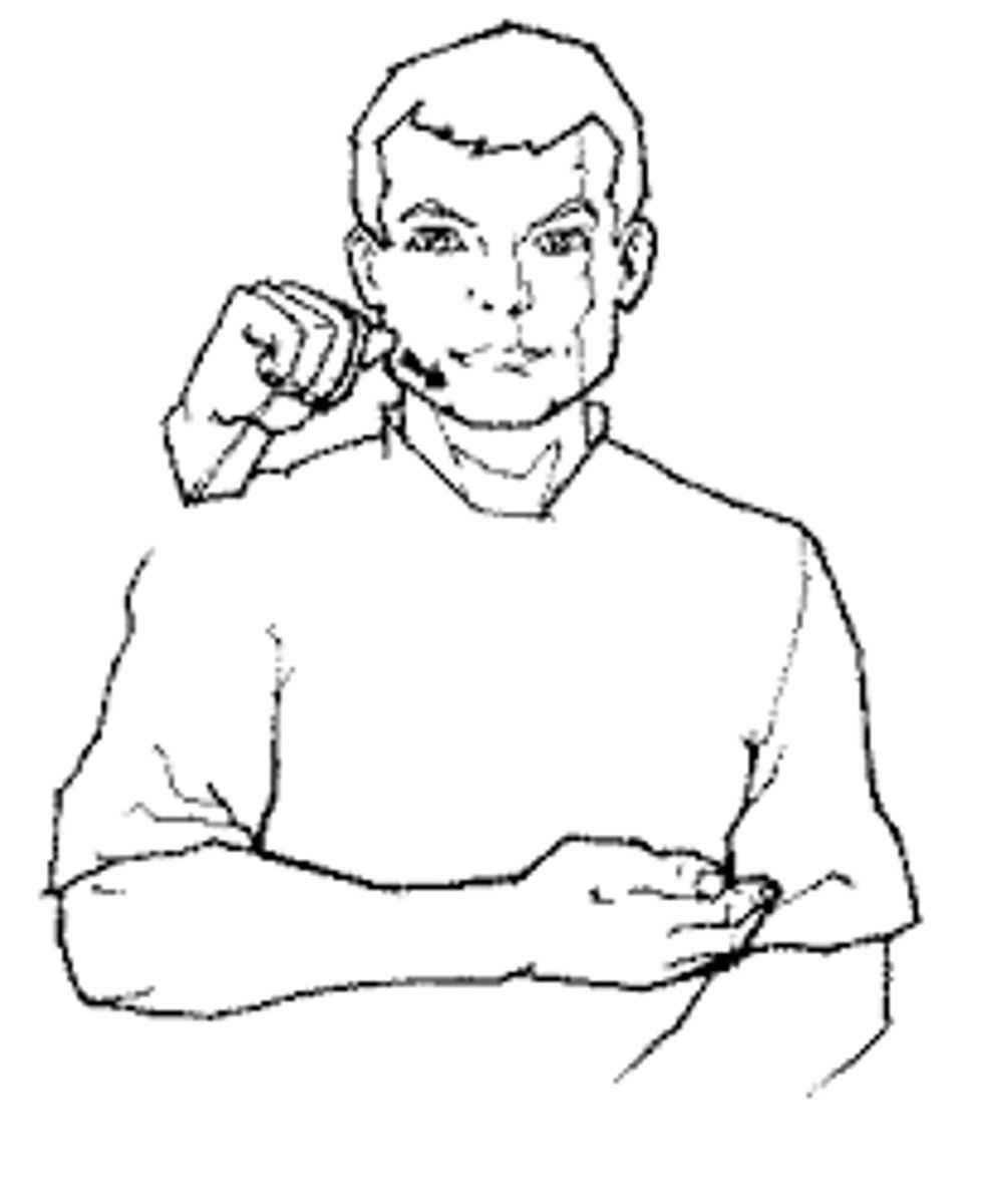 <p>Combination of the signs for "girl" and "baby". With A-handshape, stroke the thumb of your strong hand from ear to chin and then cradle your arms and rock them back and forth as if cradling a baby.</p>