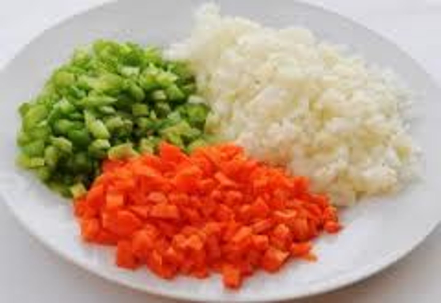 <p>a mixture of coarsely chopped onions, carrots and celery used to flavor stocks, stews and other foods; generally, a mixture of 50% onions, 25% carrots and 25% celery, by weight, is used.</p>