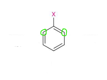 <p>What would the aromatic compounds be named if substituients were put here (GREEN)</p>