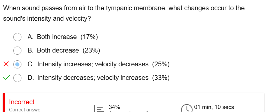 <p>what happens to sound waves when it passes from one medium to another</p>