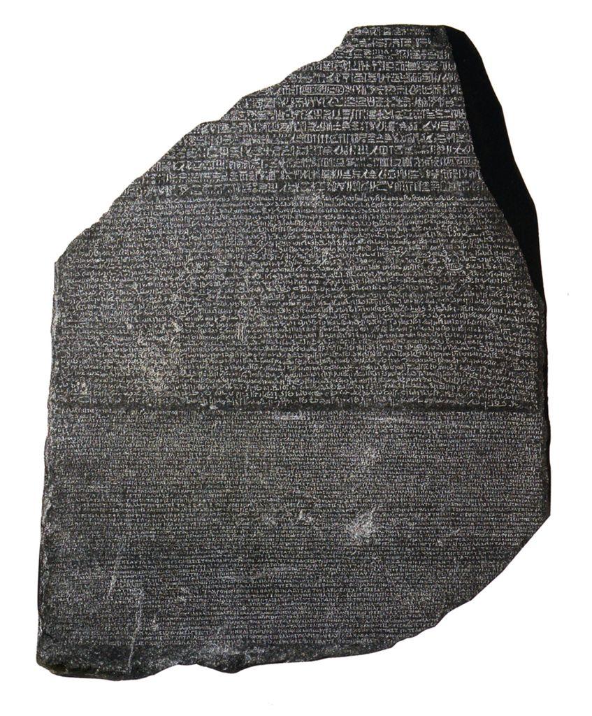 <p>allowed for translation of heirglyphics</p>