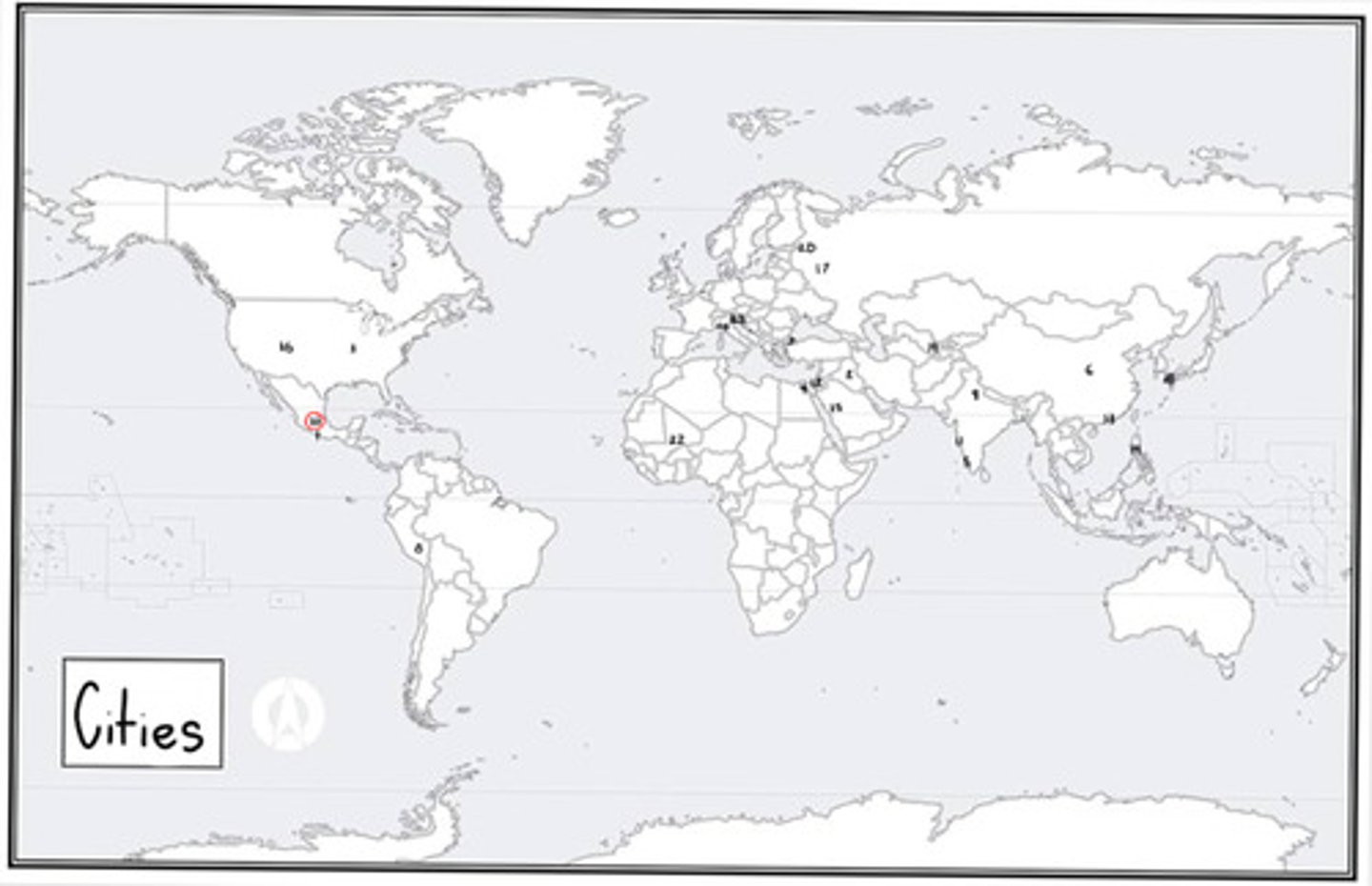 <p>What is #21? (cities)</p>
