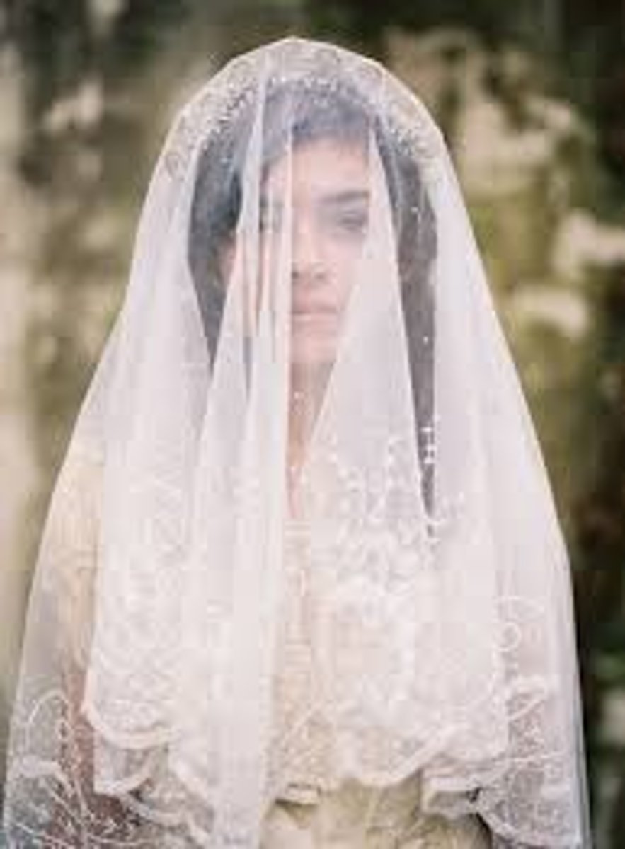 <p>wedding veil</p>