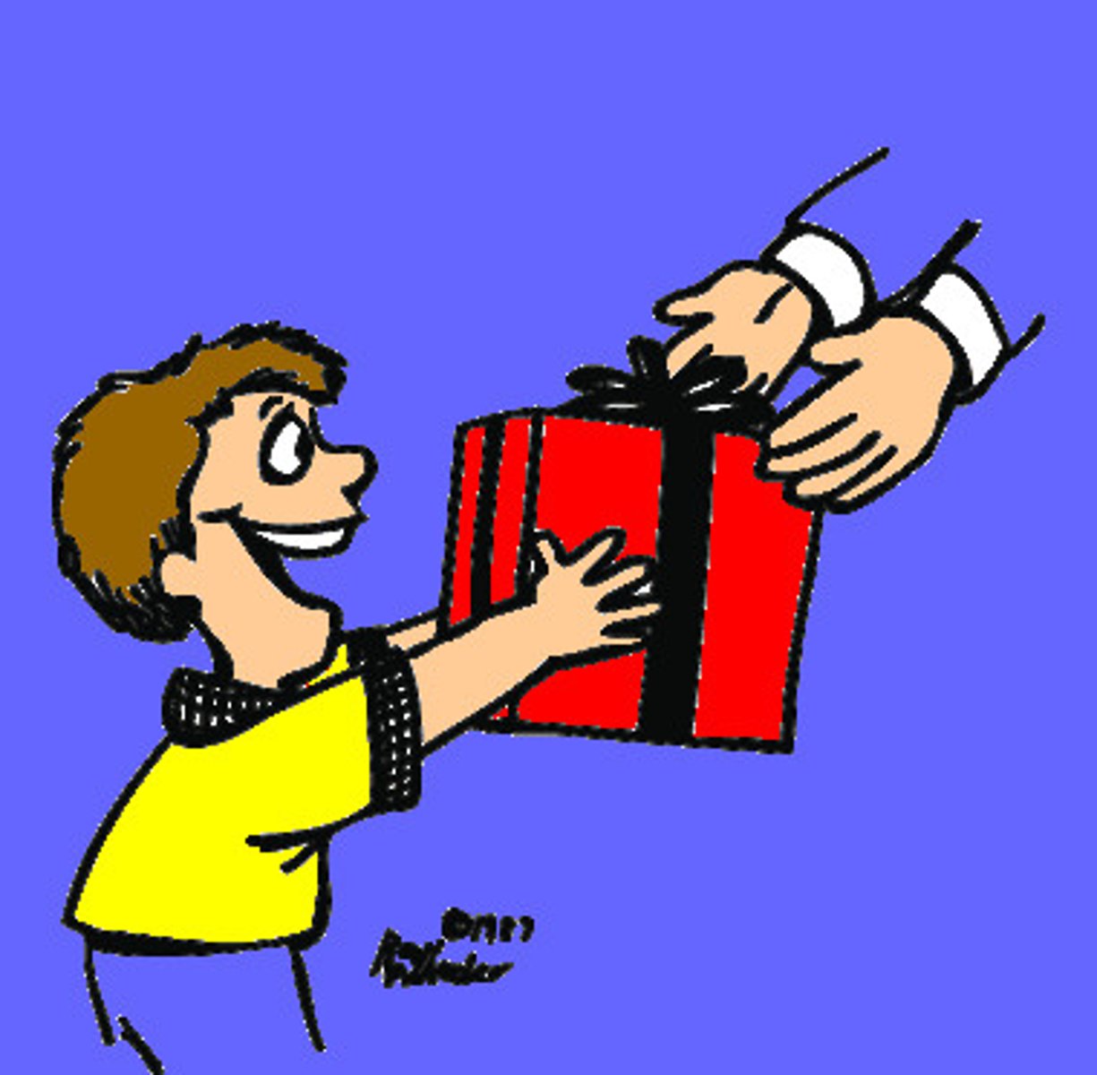<p>(v) nhận</p><p>Mark received a present from his uncle.</p>