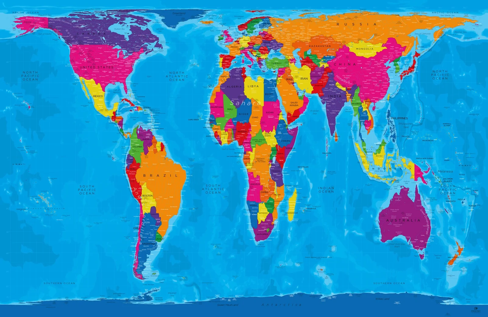 <p>A map projection that accurately depicts the relative size of land masses but distorts their shapes.</p>