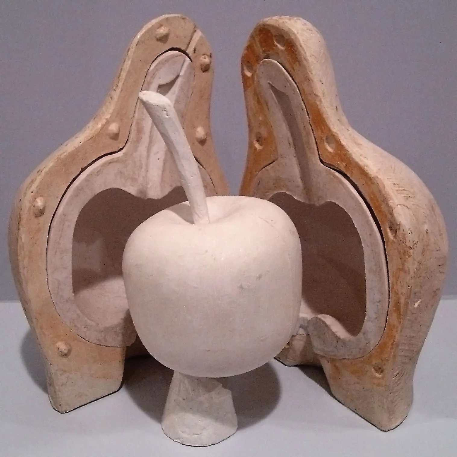 <p>a method of metal casting in which a molten metal is poured into a mold that has been created by means of a wax model. Once the mold is made, the wax model is melted and drained away</p>