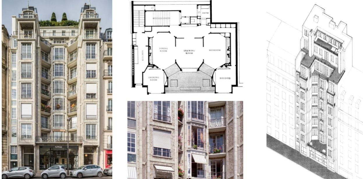 <p><span>Apartment Building on the Rue Franklin, Auguste Perret (Paris, France, 1902-1904)</span></p>