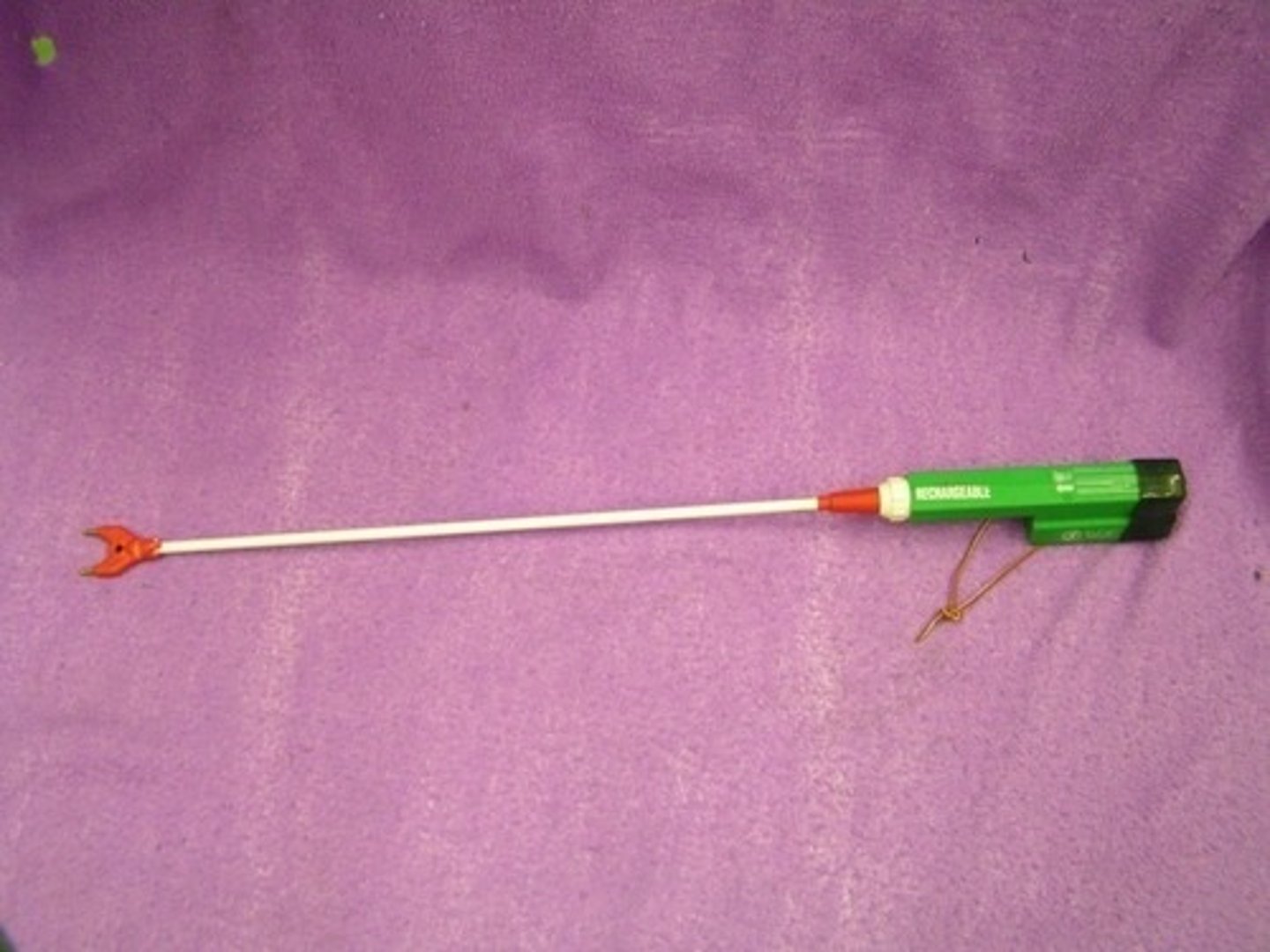 <p>a handheld device commonly used to make cattle or other livestock move by striking or poking them</p>