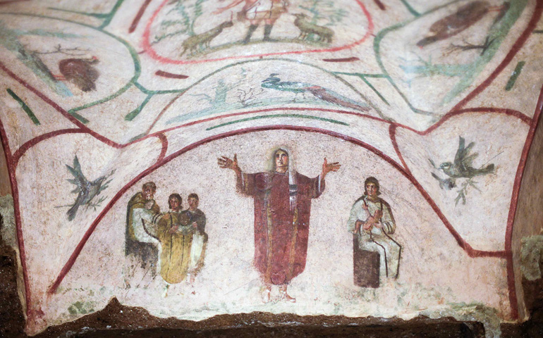 <p>Catacomb of Priscilla (use &amp; facts)</p>