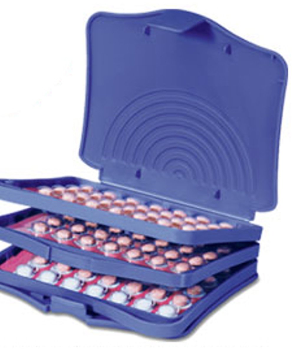 <p>0.15 mg / 0.03 mg</p><p>And either placebo or ethinyl estradiol tablets 0.01 mg tablets)</p><p>Brand Names: Jolessa, Quasense, Seasonale, Seasonique</p><p>Advantages</p><p>-- Period once every 3 months</p><p>-- Period last about 3 days with decreased bleeding</p><p>Side Effects: </p><p>-- Breakthrough bleeding and spotting</p>