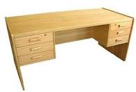 the desk