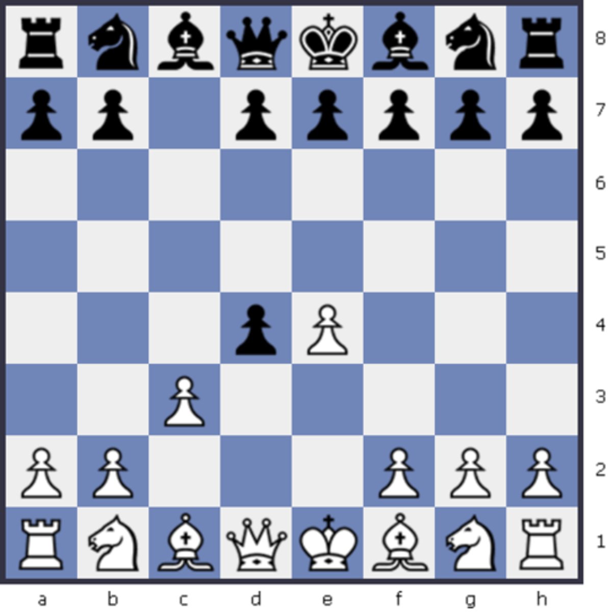 <p>1.e4 c5 2.d4 cxd4 3.c3</p>
