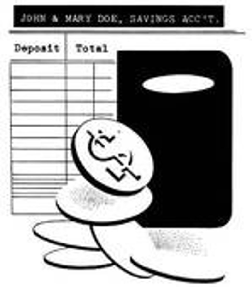<p>the saving's account</p>