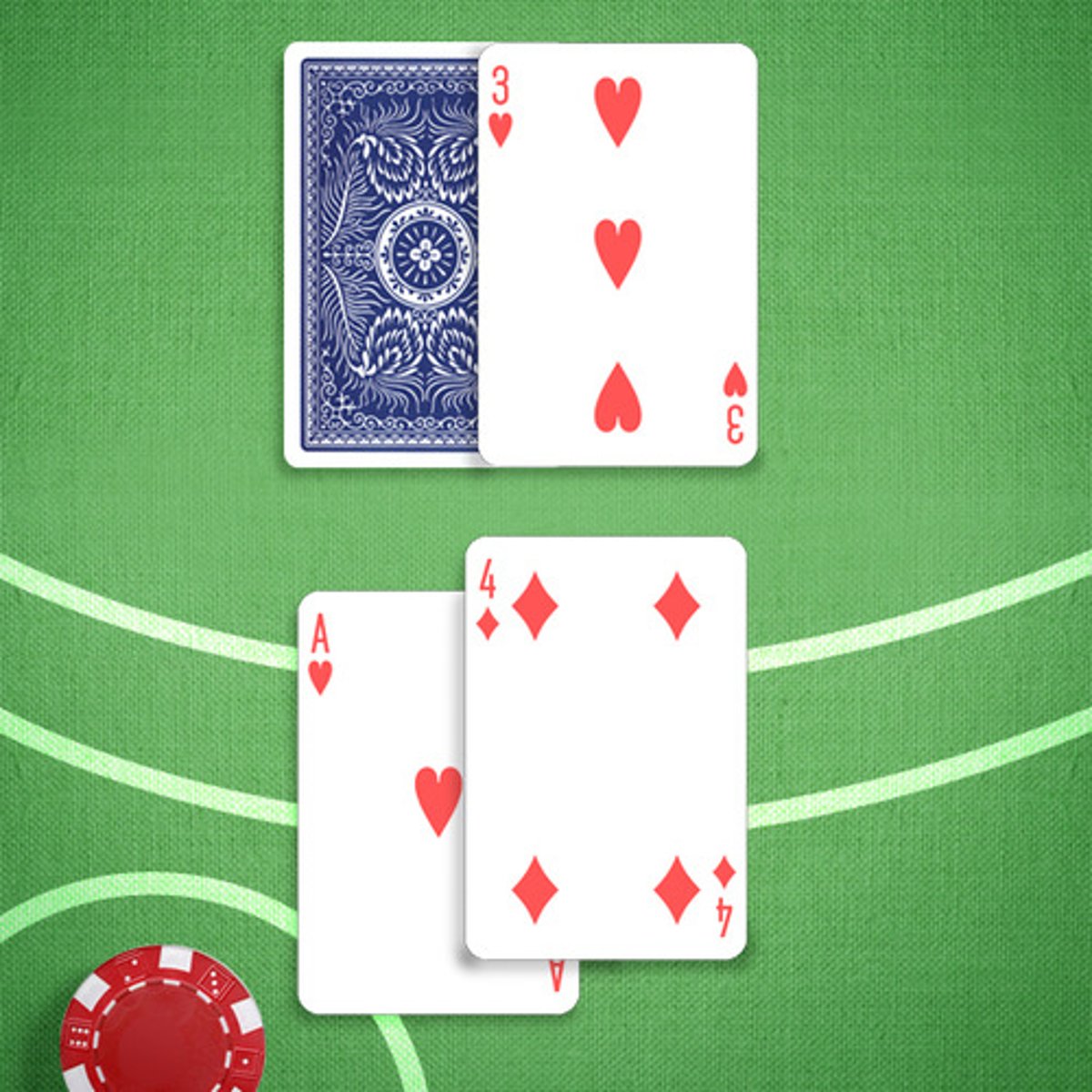 <p>You: 15</p><p>Dealer's Upcard: 3</p>