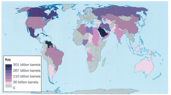 <ul><li><p>not equally distrib</p></li><li><p>exploitation of resources variable across globe, some mineral rich african countries yet to be exploted</p></li></ul><p></p>