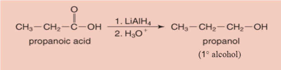 <ul><li><p>Reduction</p></li><li><p>With LiAlH4</p></li></ul>