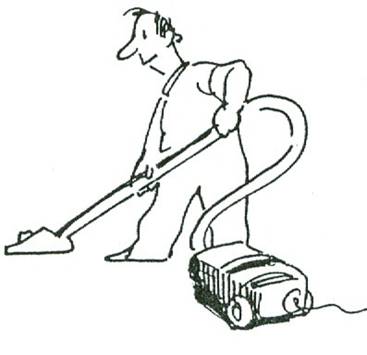<p>to vacuum</p>