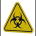 <p>normally found on substances, materials, and containers that have biohazards</p>
