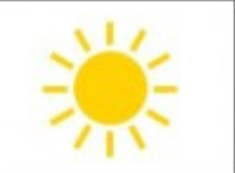 <p>sunny</p>