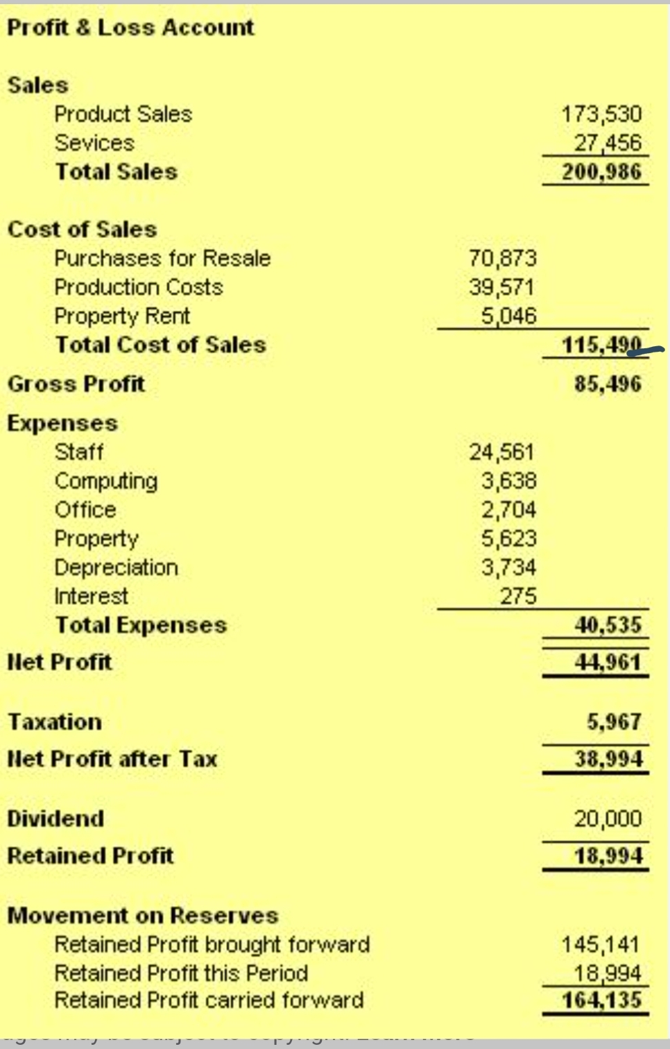 <p>Keep track of all the money in the business and its earnings and losses.</p>