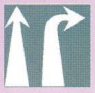 <p>Arrows displayed on the road surface</p>