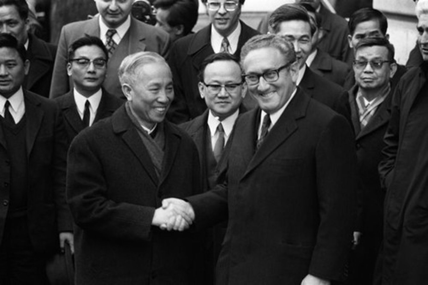 <p>1973 peace agreements between the U.S., South Vietnam, North Vietnam, and the Vietcong that effectively ended the Vietnam War for the U.S.</p>