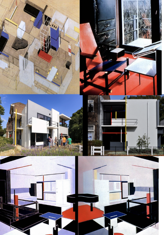 Gerritt Rietveld, tech, abstract planes