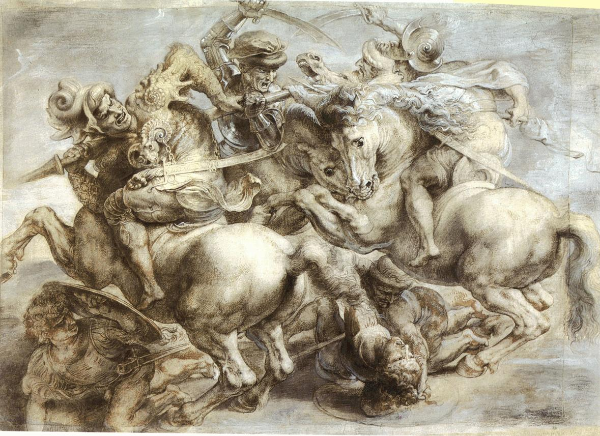 Battle of Anghiari, Leonardo 1504