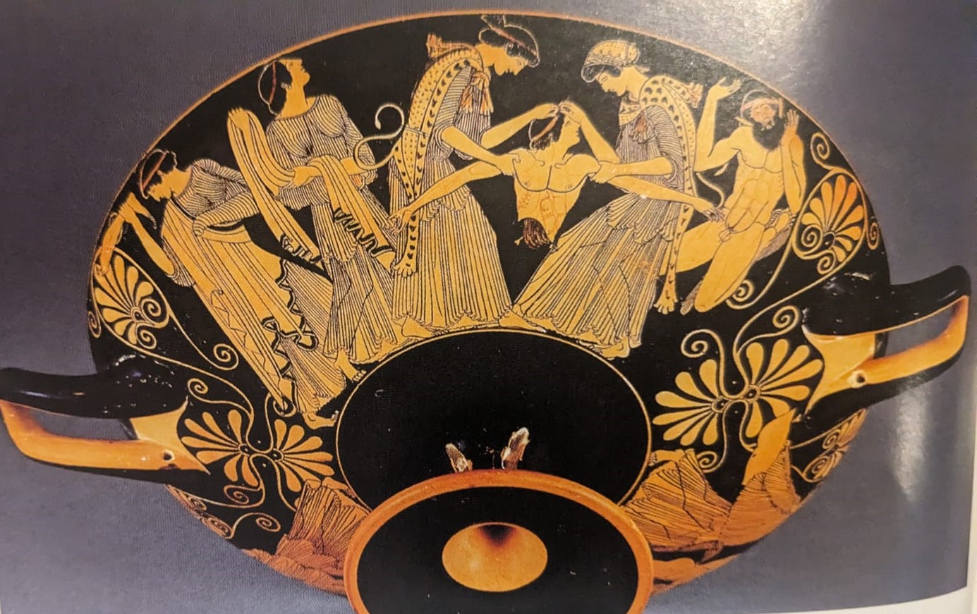 <p>When was the death of pentheus vase created?</p>