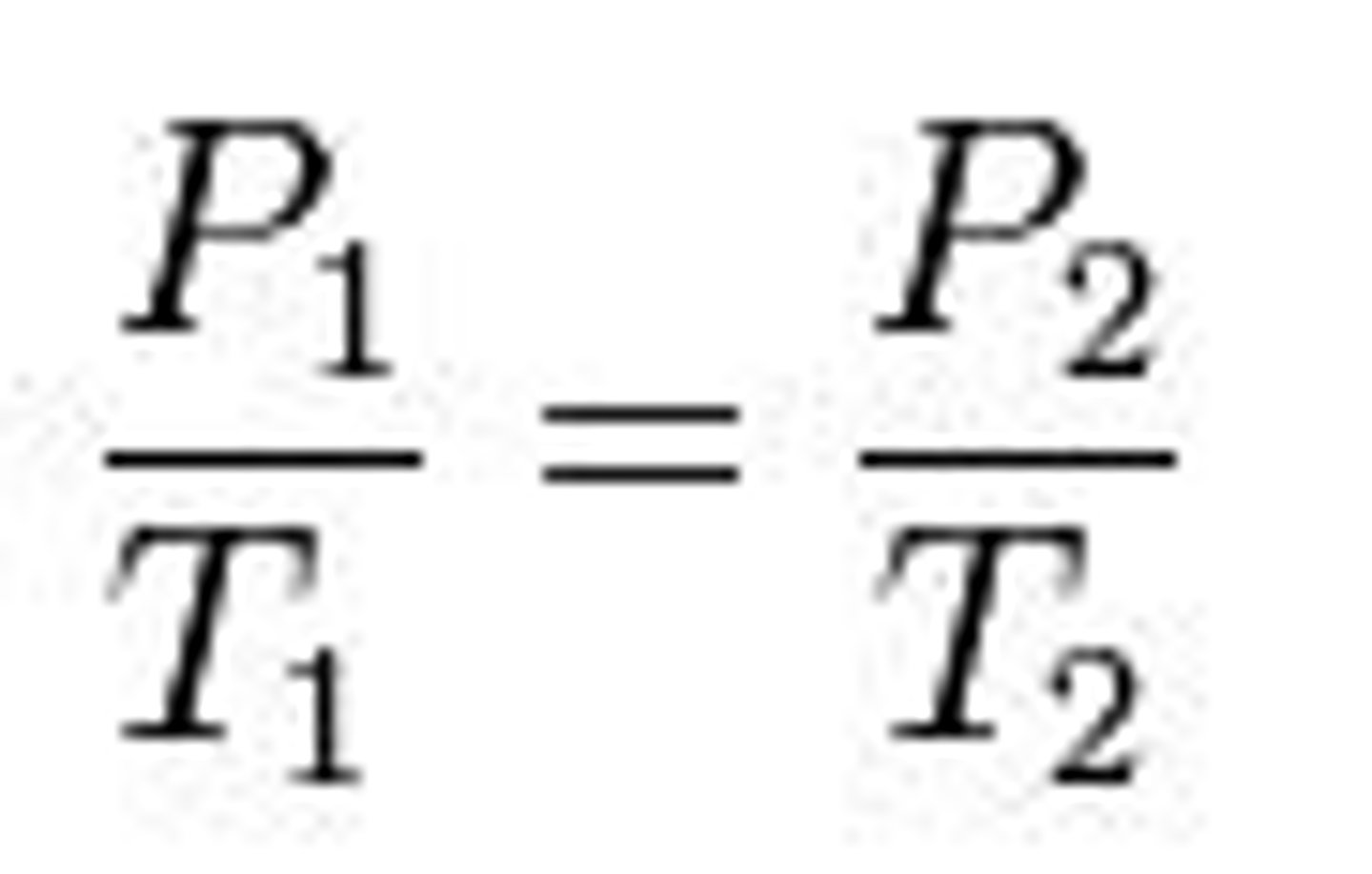 <p>At constant V and n, the pressure exerted by a<br>gas is directly proportional to the Kelvin T.</p>