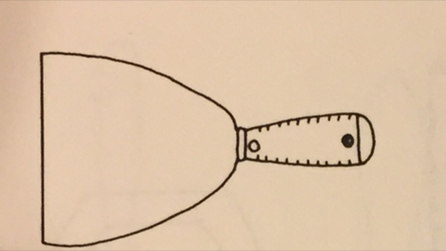 <p>Scraping or spreading material</p>