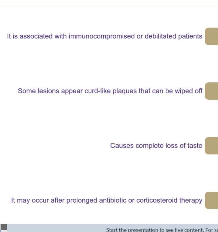 <p>which statement about candidiasis is FALSE?</p>