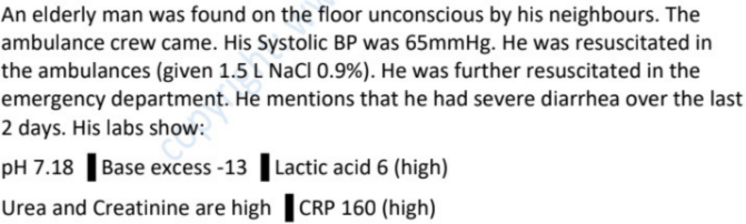 <p>his blood gas interpretation →</p>